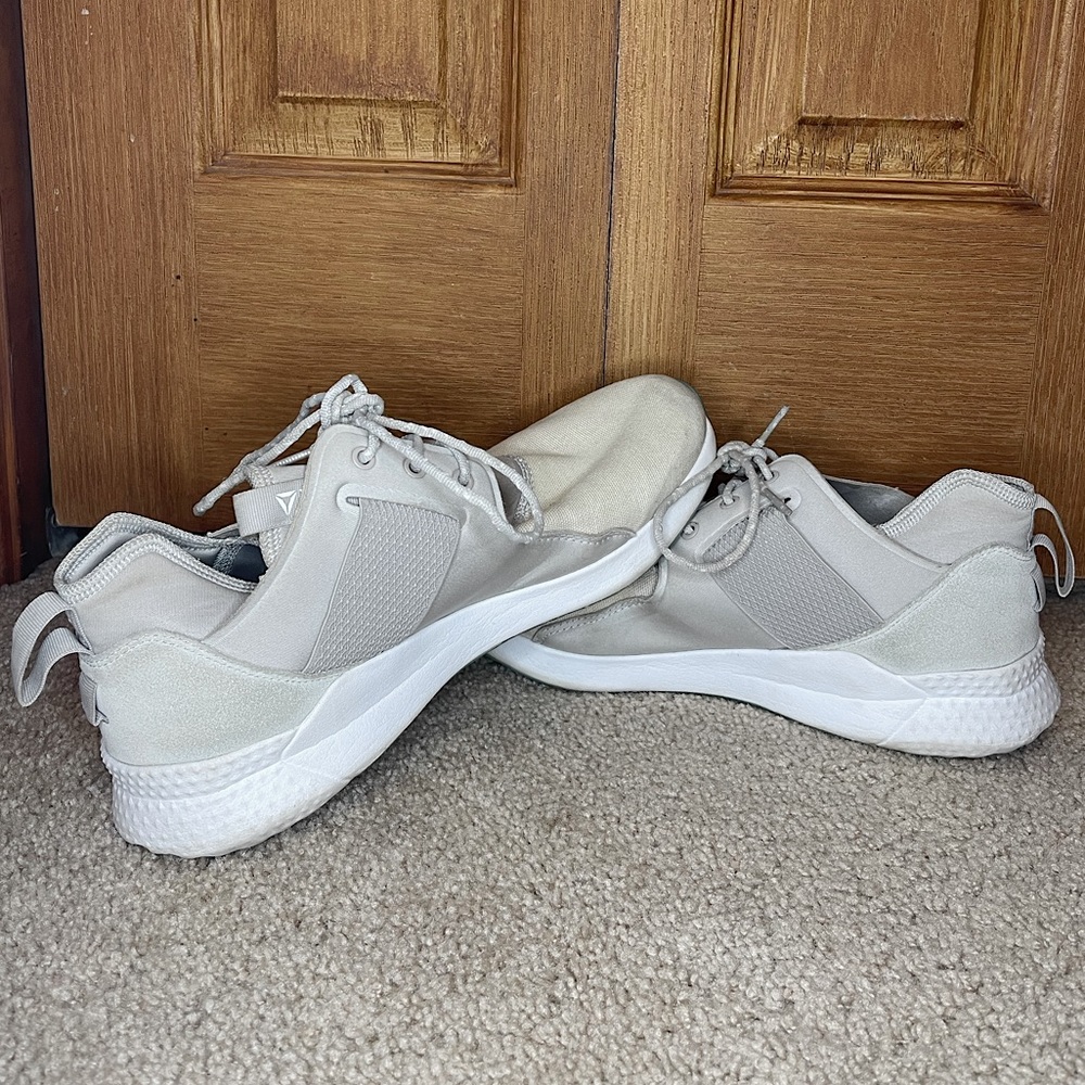 Tan & White Reebok Sneakers - USA Size 10